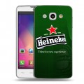 Дизайнерский пластиковый чехол для LG L60 Heineken