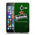 Дизайнерский пластиковый чехол для Microsoft Lumia 640 XL Heineken
