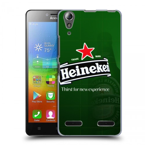 Дизайнерский пластиковый чехол для Lenovo A6000 Heineken