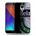 Дизайнерский пластиковый чехол для Meizu MX5 Heineken