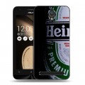 Дизайнерский пластиковый чехол для ASUS Zenfone Go Heineken