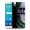 Дизайнерский пластиковый чехол для Huawei ShotX Heineken