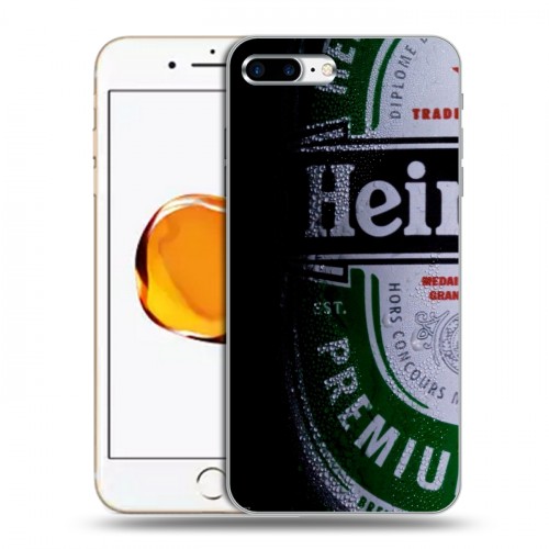 Дизайнерский силиконовый чехол для Iphone 7 Plus / 8 Plus Heineken