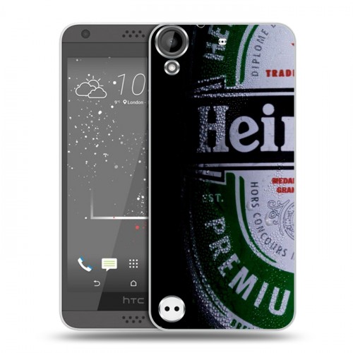 Дизайнерский пластиковый чехол для HTC Desire 530 Heineken
