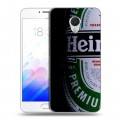 Дизайнерский пластиковый чехол для Meizu M3E Heineken