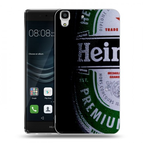 Дизайнерский пластиковый чехол для Huawei Y6II Heineken