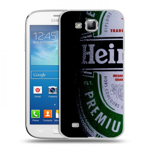 Дизайнерский пластиковый чехол для Samsung Galaxy Premier Heineken