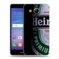 Дизайнерский пластиковый чехол для Huawei Y3 (2017) Heineken