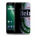 Дизайнерский пластиковый чехол для Nokia 2 Heineken