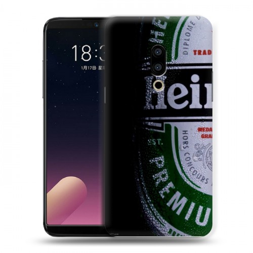 Дизайнерский пластиковый чехол для Meizu 15 Plus Heineken