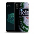 Дизайнерский силиконовый чехол для Xiaomi Mi A2 Heineken