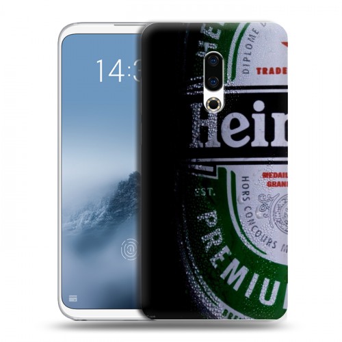 Дизайнерский пластиковый чехол для Meizu 16th Plus Heineken