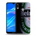 Дизайнерский пластиковый чехол для Huawei Y6 (2019) Heineken