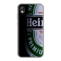 Дизайнерский силиконовый с усиленными углами чехол для Huawei Honor 8s Heineken