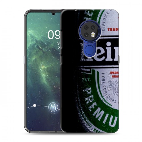 Дизайнерский силиконовый чехол для Nokia 6.2 Heineken