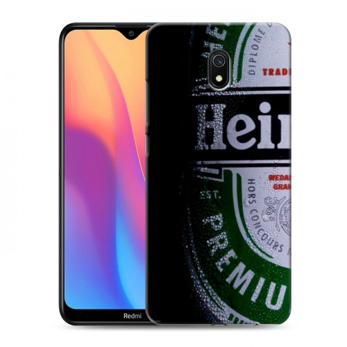 Дизайнерский силиконовый с усиленными углами чехол для Xiaomi RedMi 8A Heineken