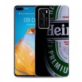 Дизайнерский пластиковый чехол для Huawei P40 Heineken