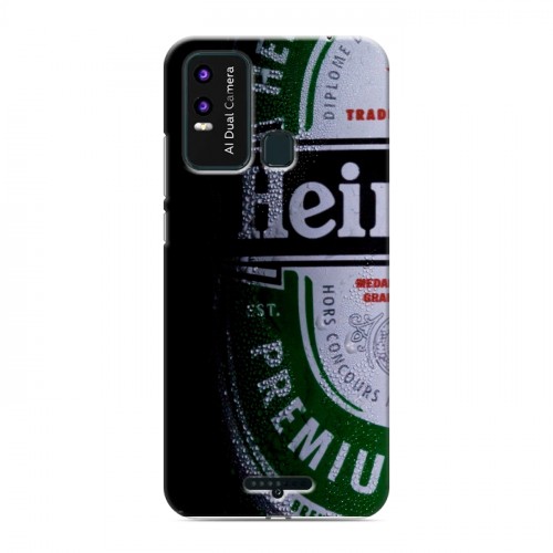 Дизайнерский пластиковый чехол для BQ 6630L Magic L Heineken