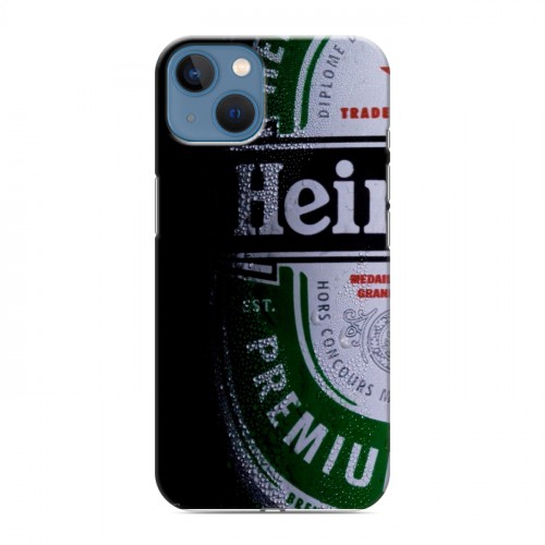 Дизайнерский силиконовый чехол для Iphone 13 Heineken