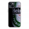 Дизайнерский пластиковый чехол для Iphone 14 Heineken