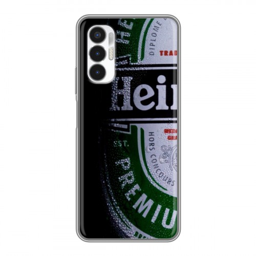 Дизайнерский силиконовый чехол для Tecno Pova 3 Heineken