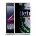 Дизайнерский пластиковый чехол для Sony Xperia Z Ultra  Heineken