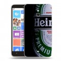 Дизайнерский пластиковый чехол для Nokia Lumia 1320 Heineken