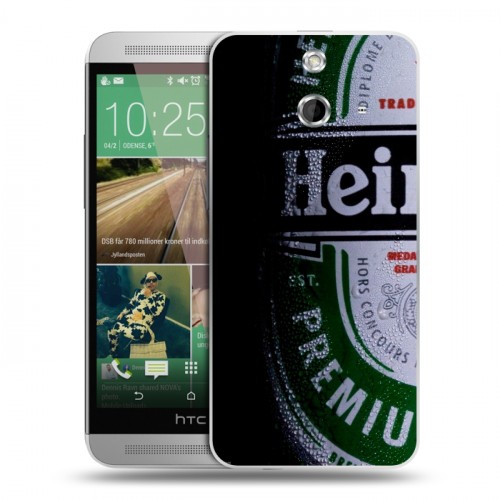 Дизайнерский пластиковый чехол для HTC One E8 Heineken