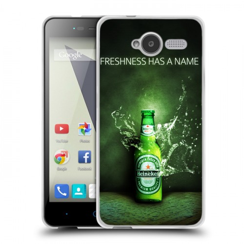 Дизайнерский пластиковый чехол для ZTE Blade L3 Heineken