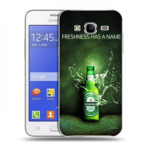 Дизайнерский силиконовый чехол для Samsung Galaxy J7 Heineken