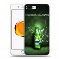 Дизайнерский пластиковый чехол для Iphone 7 Plus / 8 Plus Heineken