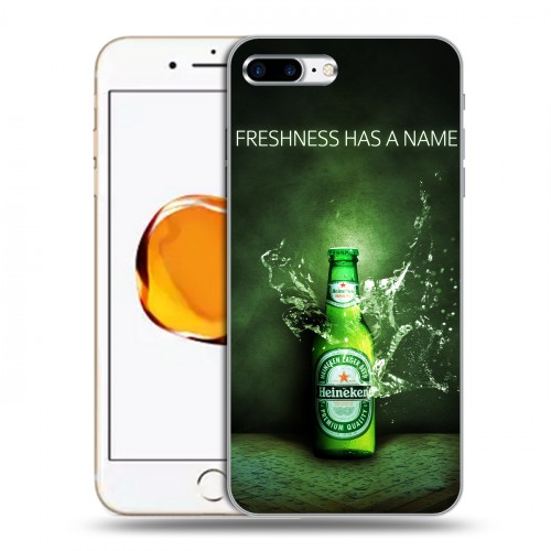 Дизайнерский пластиковый чехол для Iphone 7 Plus / 8 Plus Heineken