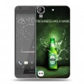 Дизайнерский пластиковый чехол для HTC Desire 530 Heineken