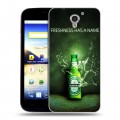 Дизайнерский пластиковый чехол для ZTE Blade A510 Heineken