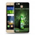 Дизайнерский пластиковый чехол для Huawei GR3 Heineken