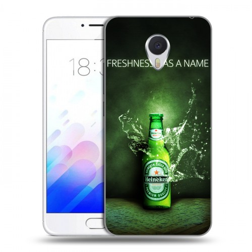 Дизайнерский пластиковый чехол для Meizu M3E Heineken