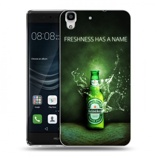 Дизайнерский пластиковый чехол для Huawei Y6II Heineken