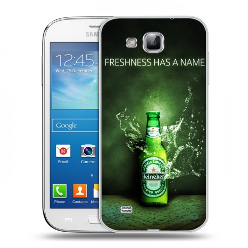 Дизайнерский пластиковый чехол для Samsung Galaxy Premier Heineken