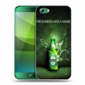 Дизайнерский силиконовый чехол для Elephone S7 Heineken