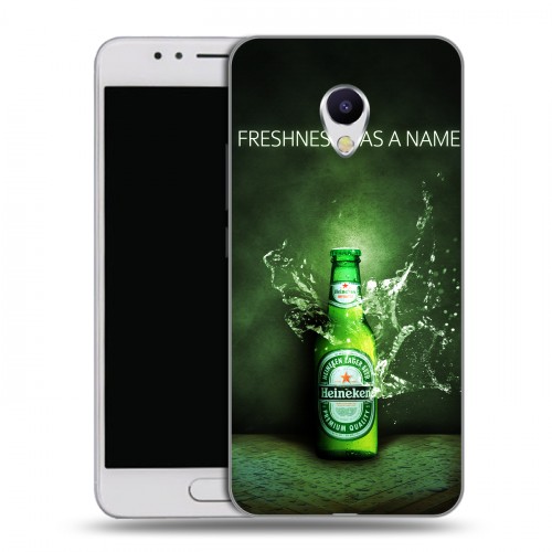 Дизайнерский силиконовый чехол для Meizu M5s Heineken