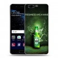 Дизайнерский пластиковый чехол для Huawei P10 Heineken