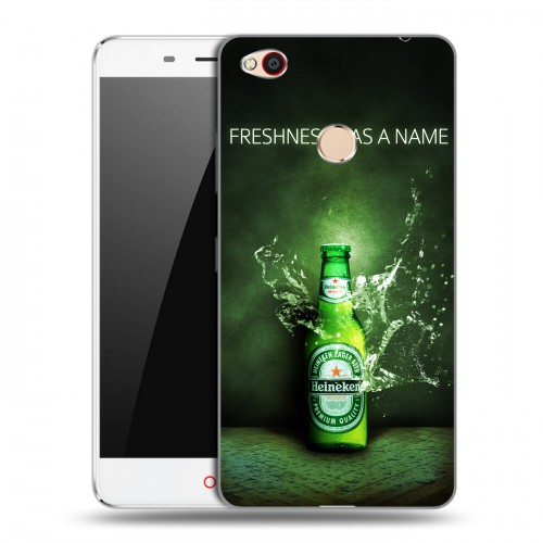 Дизайнерский пластиковый чехол для ZTE Nubia N1 Heineken