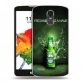 Дизайнерский пластиковый чехол для LG Stylus 3 Heineken