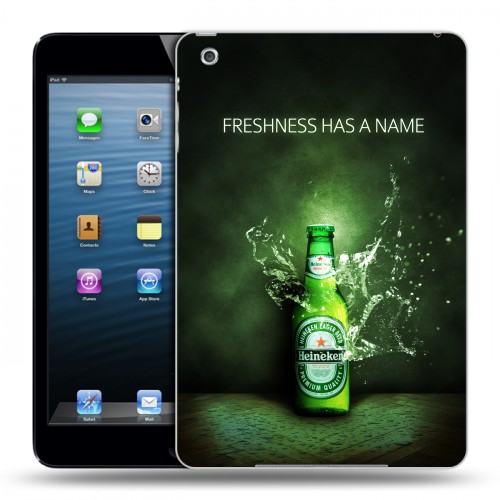 Дизайнерский силиконовый чехол для Ipad Mini Heineken