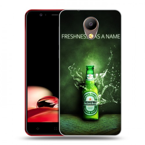 Дизайнерский пластиковый чехол для Elephone P8 Heineken