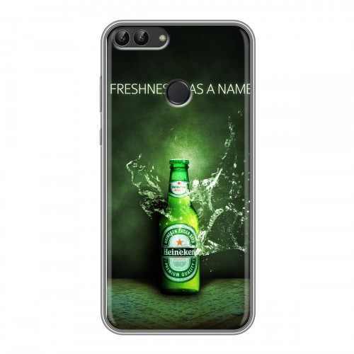 Дизайнерский силиконовый чехол для Huawei P Smart Heineken