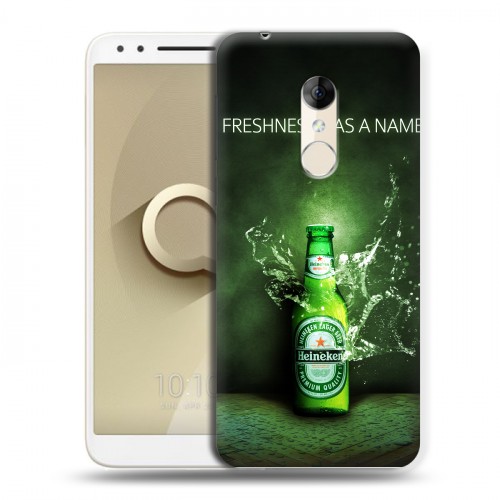 Дизайнерский пластиковый чехол для Alcatel 3 Heineken