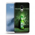 Дизайнерский силиконовый чехол для Meizu 16th Plus Heineken