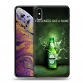 Дизайнерский силиконовый чехол для Iphone Xs Max Heineken