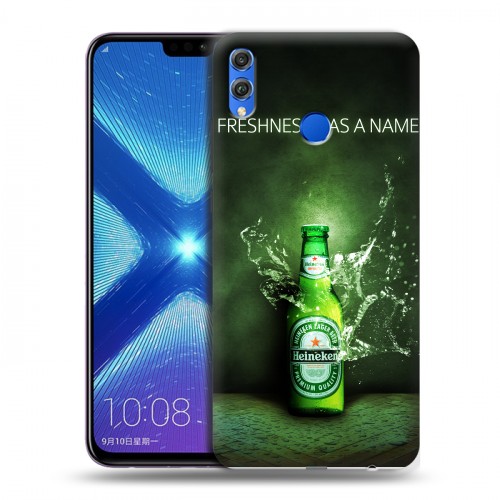 Дизайнерский силиконовый чехол для Huawei Honor 8X Heineken
